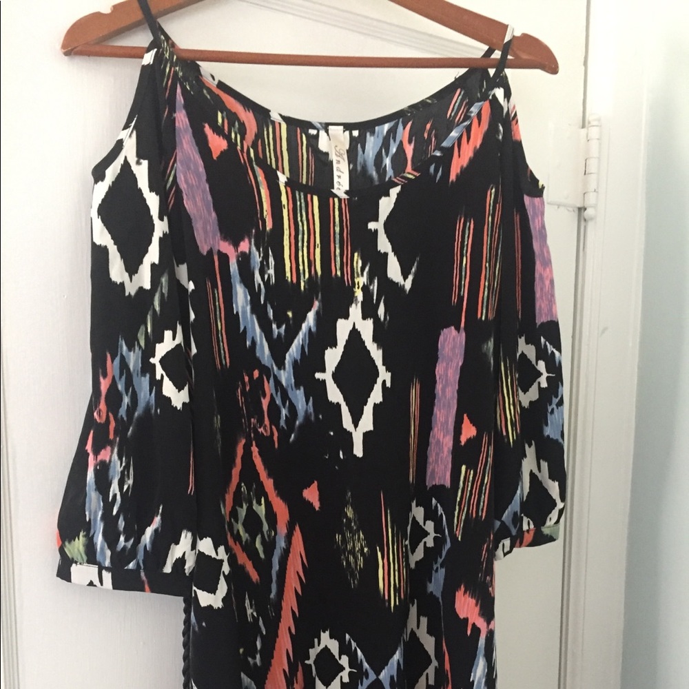 Black Cold Shoulder Dress